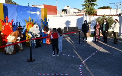 Los Reyes Magos comienzan en Guadarranque sus recepciones, que se desarrollarán mañana en el resto del municipio