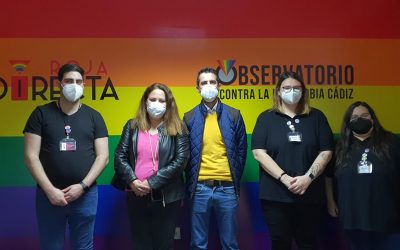 Ediles asisten en Los Barrios a la inauguración de la sede del Observatorio Contra la Lgtbifobia