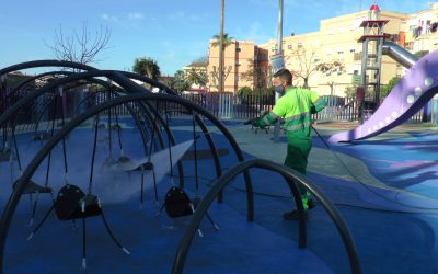Parques infantiles, en el punto de mira del plan de desinfección municipal