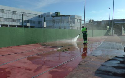 Prosigue el dispositivo de limpieza y desinfección en espacios públicos del municipio