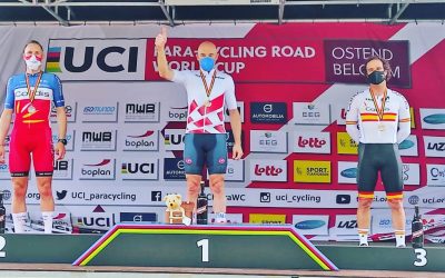 Espectacular bronce de Óscar Higuera en la Copa del Mundo de Ciclismo Adaptado