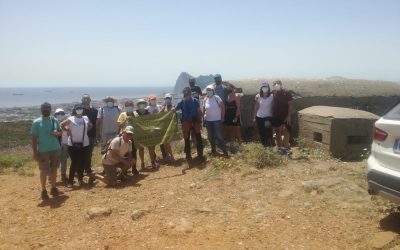 Turistas recorren los búnkeres de Sierra Carbonera de la mano de Turismo