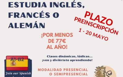 Abierto el plazo de preinscripción en la Escuela Oficial de Idiomas de San Roque