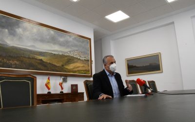 El alcalde aplaude el avance en la construcción de la depuradora de San Roque