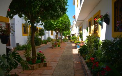 El patio de Los Cármenes y una fachada de calle Siglo XX, ganadores del concurso de Turismo