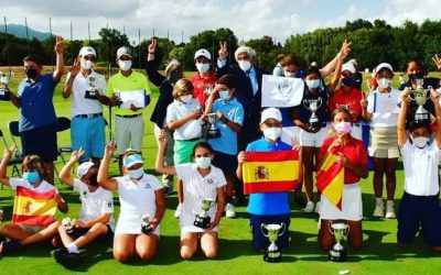 Los golfistas de La Cañada firman una sensacional actuación en el Campeonato de España Infantil, Alevín y Benjamín