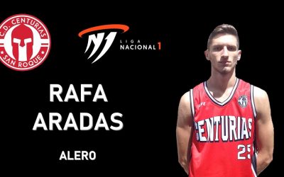 Rafa Aradas, alero linense e internacional con Gibraltar, jugará en San Roque esta temporada