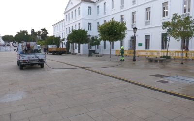 Limpieza Viaria realiza un nuevo repaso a las plazas repartidas por el término municipal