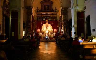 Celebrados los actos de la víspera de la festividad de la patrona de San Roque, cuya misa se celebra hoy