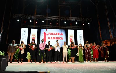 Cinco diseñadores de la comarca derrochan talento en la Pasarela Flamenca de San Roque 2021