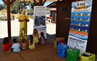“Recapacicla” vuelve a Guadarranque para enseñar a los pequeños a cuidar el medioambiente marino