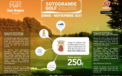 Sotogrande Golf Challenge, una oportunidad única de disfrutar del mejor golf en San Roque este verano