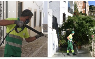 Limpieza Viaria se reparte por el municipio para continuar con el plan de desinfección