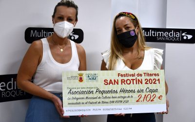 Cultura entrega la recaudación del Festival San Rotín a Pequeños Héroes sin Capa