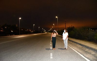 Instaladas más de medio centenar de luminarias led en el Polígono de Guadarranque
