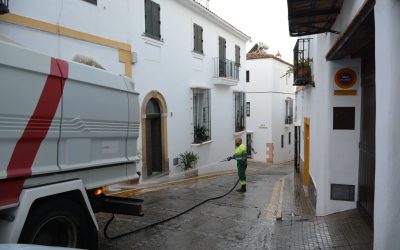La campaña de limpieza integral, hoy martes por el Casco Histórico de San Roque