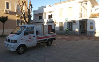 Limpieza Viaria realiza un nuevo repaso a plazas públicas y otros lugares concurridos