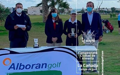 Marta Aguilar, de La Cañada, ganadora del Campeonato Ciudad de Almería en Alborán Golf