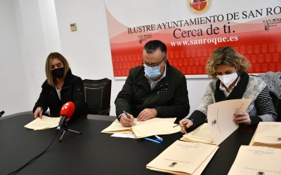 Firmados los convenios con el CD San Bernardo y el Atlético San Roque