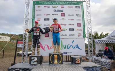 Francisco “Carbonero” García, doble podio en la primera cita del VII Campeonato de Andalucía de Motocross