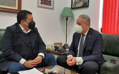 Reunión del alcalde con el director de Canal Sur en la provincia de Cádiz