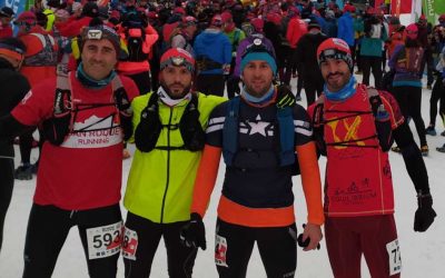 Tres atletas sanroqueños disfrutaron de la XI edición Snow Running Sierra Nevada 2022