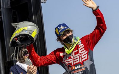 Fran Carbonero lidera el Campeonato de España de Motocross MX125