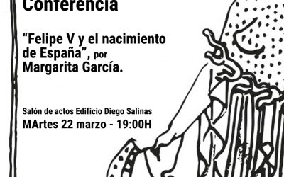 Mañana, martes, conferencia de Margarita García en el Diego Salinas sobre la época de Felipe V