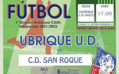 El CD San Roque visita Ubrique con la intención de sumar su tercera victoria seguida