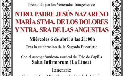 Mañana miércoles, Solemne Traslado a la Visitación del Nazareno y las vírgenes de los Dolores y las Angustias