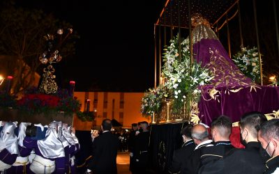 Celebrada en la Estación la tradicional Procesión del Nazareno y la Virgen de los Dolores