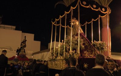 Miércoles Santo, Procesión del Santo Encuentro en la Estación y veneración de imágenes en San Enrique
