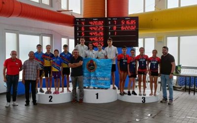 La natación de San Roque logra seis medallas en la Final del Circuito por clubes