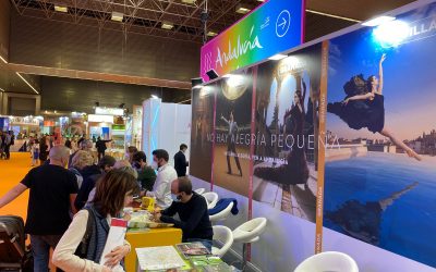 Gran actividad de San Roque en la feria Expovacaciones 2022, realizada en el País Vasco