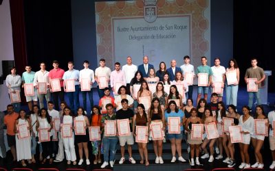 Homenaje a los 79 alumnos sanroqueños de Bachillerato y FP que han logrado la Excelencia Académica