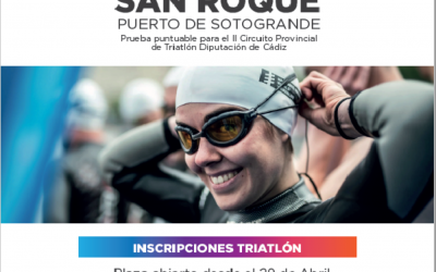 Calienta motores la octava edición del Triatlón San Roque, el sábado 11 de junio