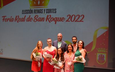 Patricia Pardal y Marta Martínez, Reinas Juvenil e Infantil de la Feria Real de San Roque 2022