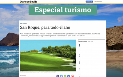 Diario de Sevilla publica un reportaje sobre el Turismo en San Roque