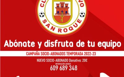 Ya en marcha la campaña de socio-abonados del CD San Roque