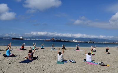 Aplazada al día 2 el Yoga en la playa
