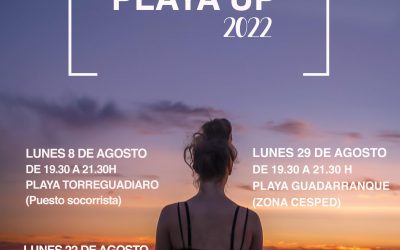 La UP programa otras tres sesiones de yoga en la playa, la primera este lunes en Torreguadiaro