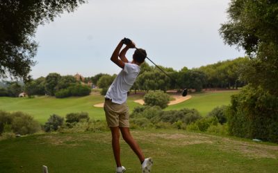 Buen inicio de los golfistas locales en el Internacional de España Sub 18 Masculino Stroke Play