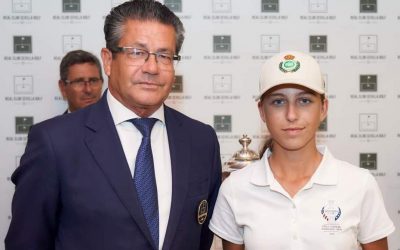 Marta Aguilar, campeona de la Copa Maestranza de golf