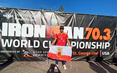 Felicitación municipal a los triatletas Juan Guzmán y Pablo Mena por su destacada participación en el Campeonato del Mundo Ironman 70.3