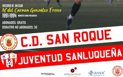 El próximo encuentro del CD San Roque será en casa ante la Juventud Sanluqueña, el domingo