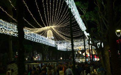 El municipio de San Roque ya luce su espectacular alumbrado navideño