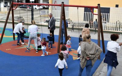 El parque infantil de Simón Susarte, remozado y con nuevos atractivos