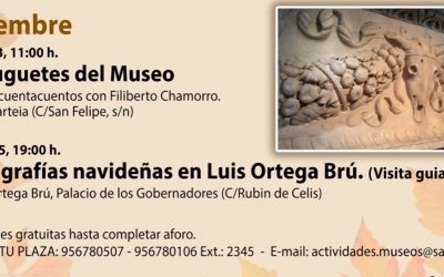 Mañana, visita guiada al Museo Ortega Brú para conocer sus piezas navideñas