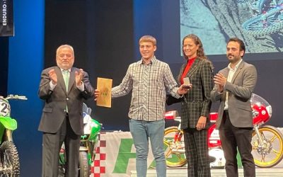 Fran García, galardonado en la Gala de Campeones de la Federación Andaluza de Motociclismo