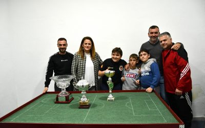 Felicitación municipal a Futbolchapas Campamento por el doblete del Campeonato de España